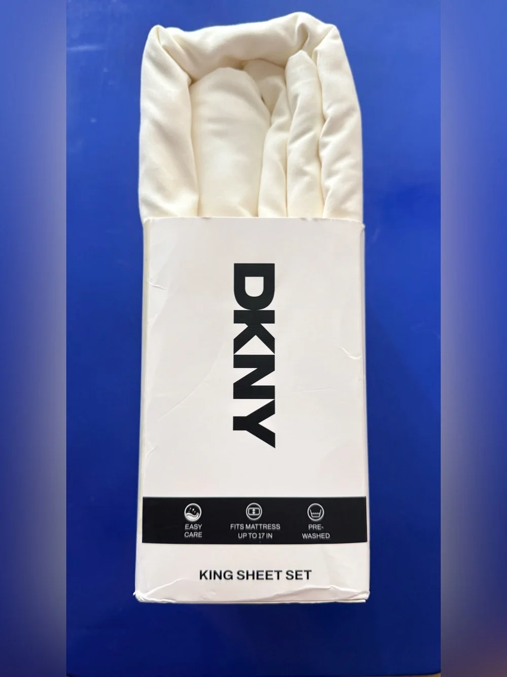 DKNY Cream King Sheet Set